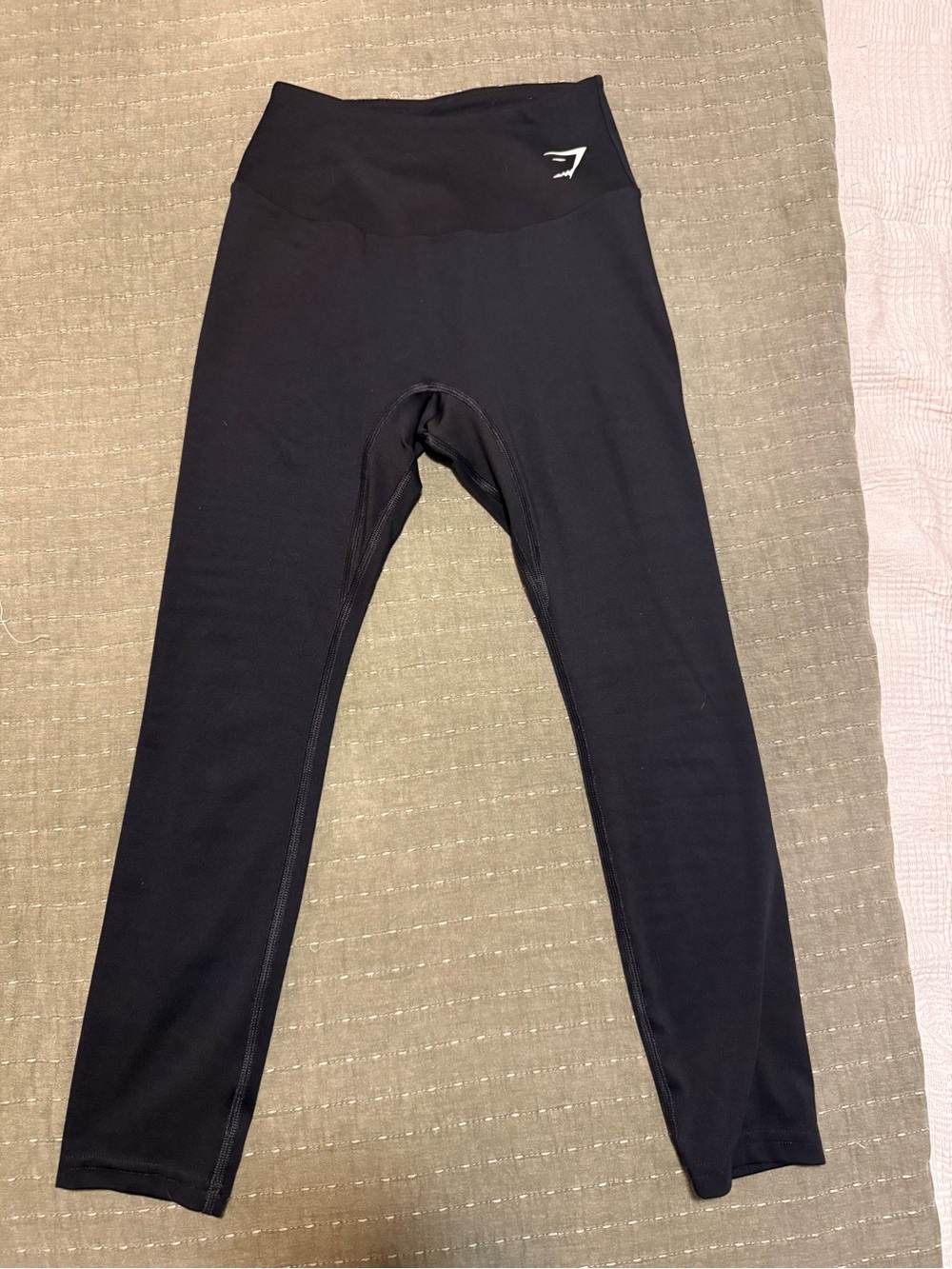 Gymshark High Waisted Black Seamless Workout Leggings - Women’s Size Small